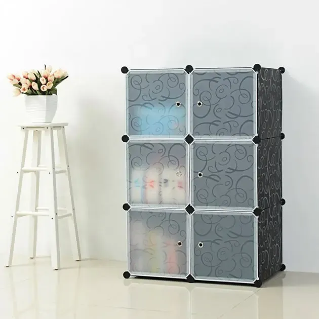 Пластикова шафа Storage Cube Cabinet MP-39-61, 7 секцій