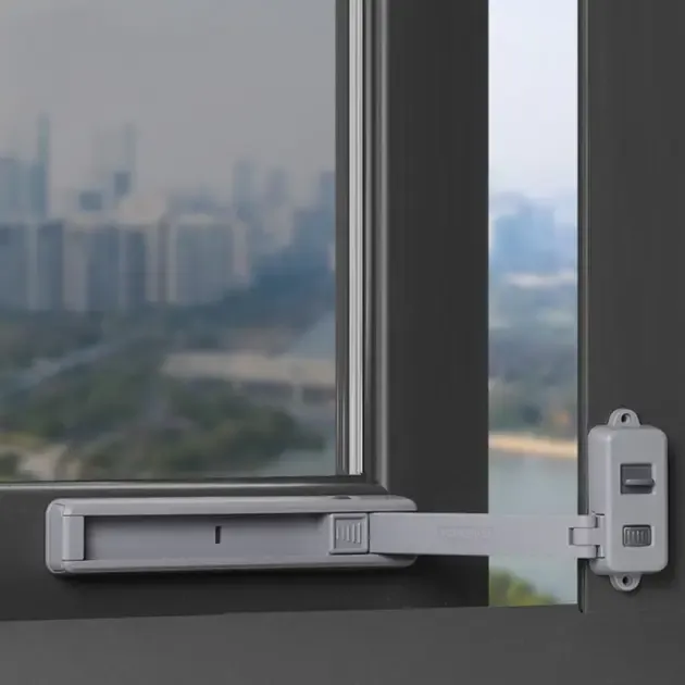 Пластиковий замок для вікон, фіксація, стопор безпеки для дітей, AND 1-42
