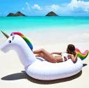 Пляжний надувний матрац «Єдиноріг» (280*130*120 см)