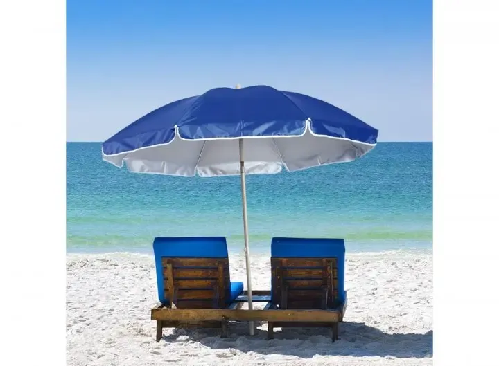 Пляжна парасолька з нахилом 2 м Парасолька торгова 2 метри з нахилом