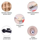 Пневматичний пояс-корсет для спини Spinal Air Traction Waist Belt Brace, поперековий