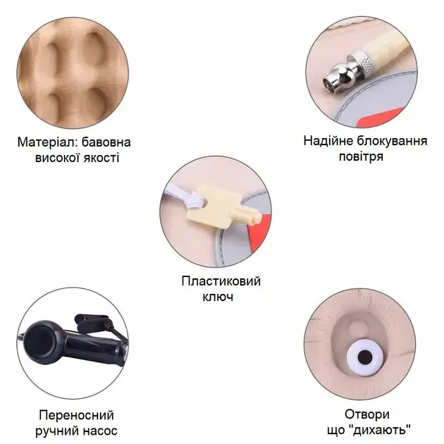 Пневматичний пояс-корсет для спини Spinal Air Traction Waist Belt Brace, поперековий