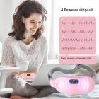 Портативна грілка-масажер при спазмах менструації та менструальних болях з 3 рівнями тепла та 4 масажних режими для зняття болю
