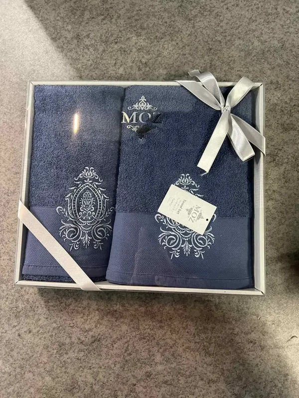 Набір махрових рушників для обличчя 90х50 см та тіла 140х70 см