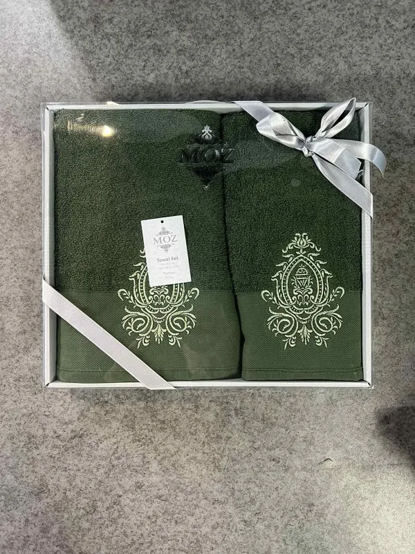 Набір махрових рушників для обличчя 90х50 см та тіла 140х70 см