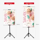 Підставка для картин, планшетів, led дошки, мольберт тринога, тринога, алюмінієва, з чохлом