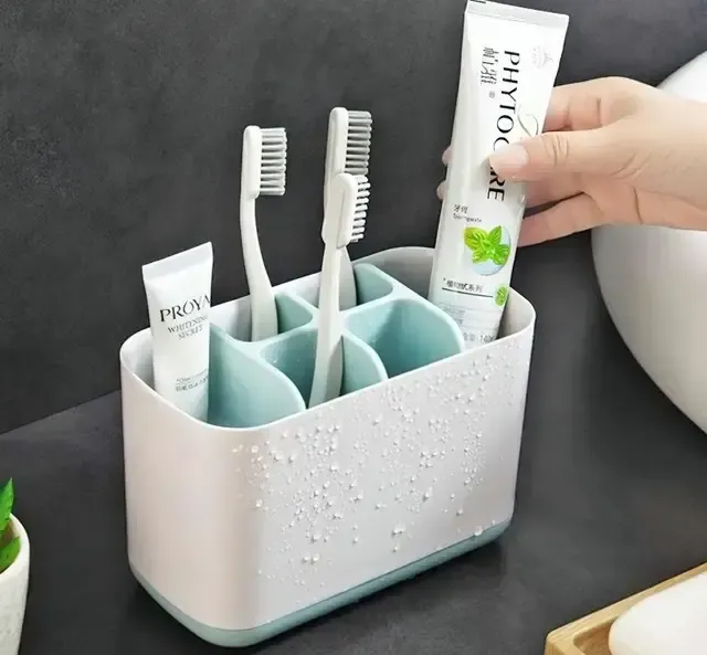 Підставка для зубних щіток Large toothbrush caddy | Організатор у ванну
