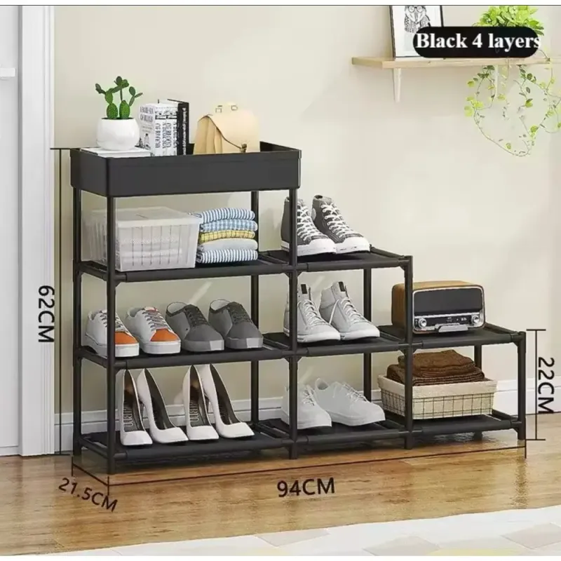Полиця для взуття 4 вертикальні полиці AND-10 YH9804-4