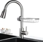 Полиця на душову штангу та змішувач з фіксатором