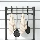 Полиця стелаж на коліщатках пересувна 4 рівні на коліщатках для зберігання кухонного приладдя побутової техніки посуду