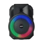 Колонка музична Портативна Bluetooth колонка зі світломузикою RX-8135W з LED-підсвічуваннямBluetooth RX-8135W