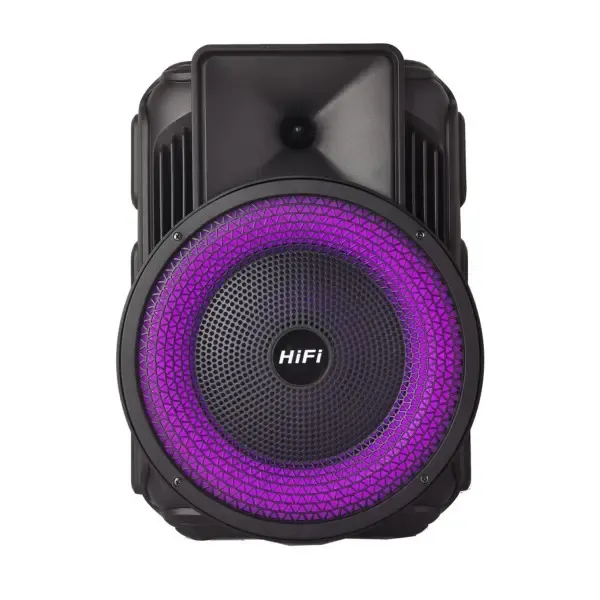 Колонка музична Портативна Bluetooth колонка зі світломузикою RX-8135W з LED-підсвічуваннямBluetooth RX-8135W