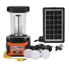 Портативна сонячна автономна система Solar Light DT-9016 панель похідний ліхтар повербанк