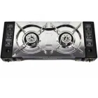 Портативна газова туристична плита на 2 конфорки