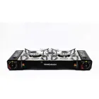 Портативна газова туристична плита на 2 конфорки