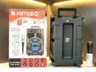 Портативна колонка Kimiso QS-845 з мікрофоном та світломузикою (USB/BT/FM)