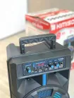 Портативна колонка Kimiso QS-845 з мікрофоном та світломузикою (USB/BT/FM)
