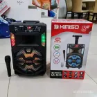 Портативна колонка з мікрофоном Kimiso QS-3810 Bluetooth для караоке пультом