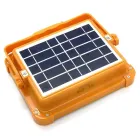 Портативна сонячна батарея універсальна для заряду Power bank Solar LED light D8 12000 mAH