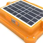 Портативна сонячна батарея універсальна для заряду Power bank Solar LED light D8 12000 mAH