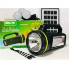 Портативна сонячна система GDLITE GD-2000А універсальна сонячна панель повербанк FM радіо OK