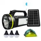 Портативна сонячна система GDLITE GD-2000А універсальна сонячна панель повербанк FM радіо OK