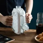 Портативна силіконова форма для льоду пляшка 2 в 1 ICE CUBE TRAY складана на 17 кульок