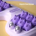 Портативний масажер для ніг Cat Claw Style Foot Massager з 12 роликами та 4 магнітними кульками