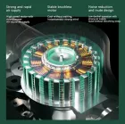 Портативний міні вентилятор для дому Telescopic Folding Fan Складаний настільний вентилятор із USB зарядкою