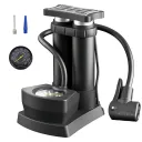 Портативний ножний насос з манометром Air pump AND 521-2414 Двоциліндровий насос