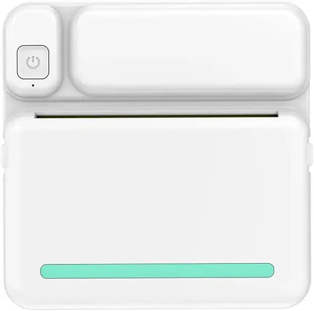 Портативний термопринтер з Bluetooth + рулон термопаперу, C19 / Міні принтер для друку