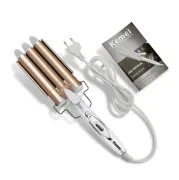 Потрійна плойка для волосся Kemei 1010