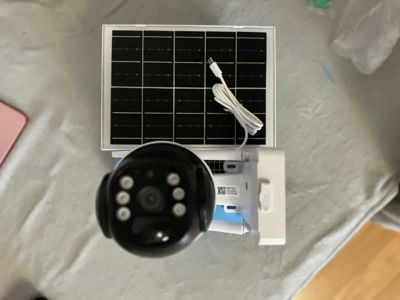 Поворотна погодозахисна сонячна камера безпеки 4G solar cam 1080P