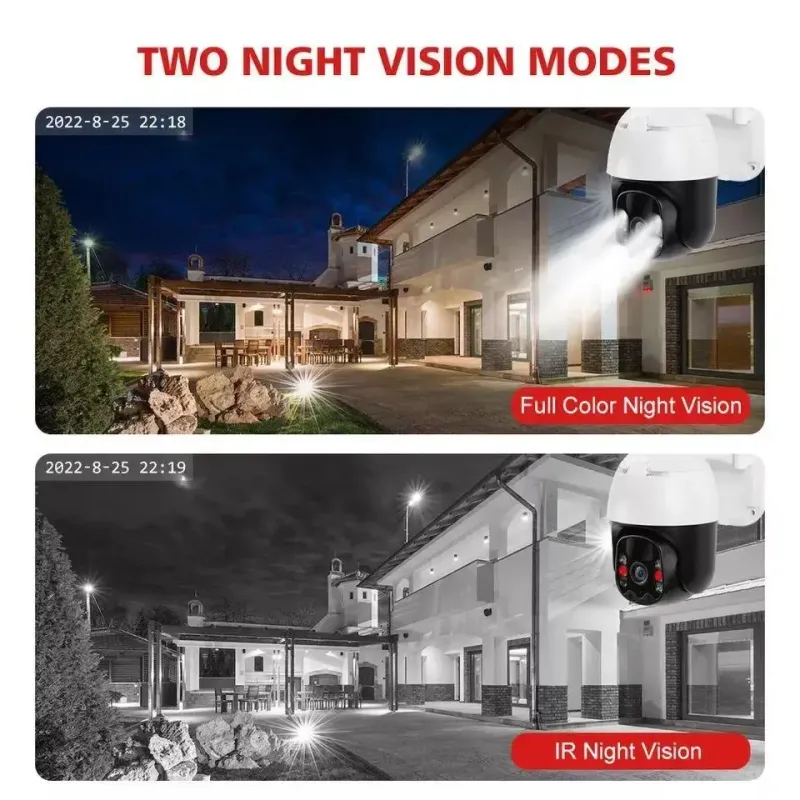 Поворотна погодозахисна сонячна камера безпеки 4G solar cam 1080P