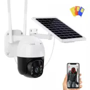 Поворотна погодозахисна сонячна камера безпеки 4G solar cam 1080P