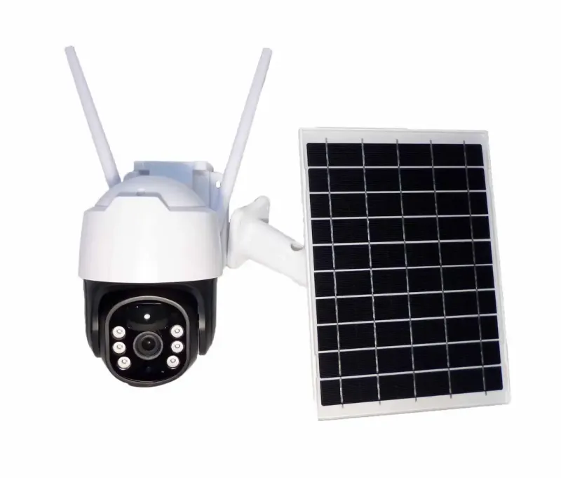 Поворотна погодозахисна сонячна камера безпеки 4G solar cam 1080P