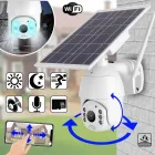 Поворотна вулична IP Solar камера PTZ відеоспостереження із сонячною панеллю