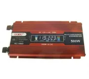 Перетворювач напруги для авто 12V-220V 500W з LCD дисплеєм