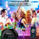 Проектор-нічник зоряного неба з колонкою та путом Північне сяйво