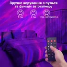 Проектор-нічник зоряного неба з колонкою та путом Північне сяйво