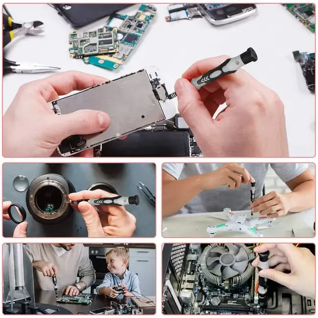 Професійний набір, прецизійних магнітних викруток 122 в 1 Sharden для точних робіт з ремонту Телефонів, Ноутбуків