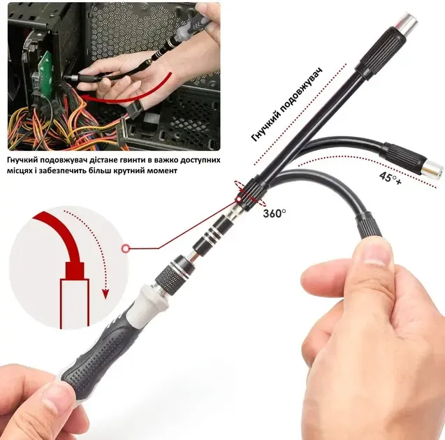 Професійний набір, прецизійних магнітних викруток 122 в 1 Sharden для точних робіт з ремонту Телефонів, Ноутбуків