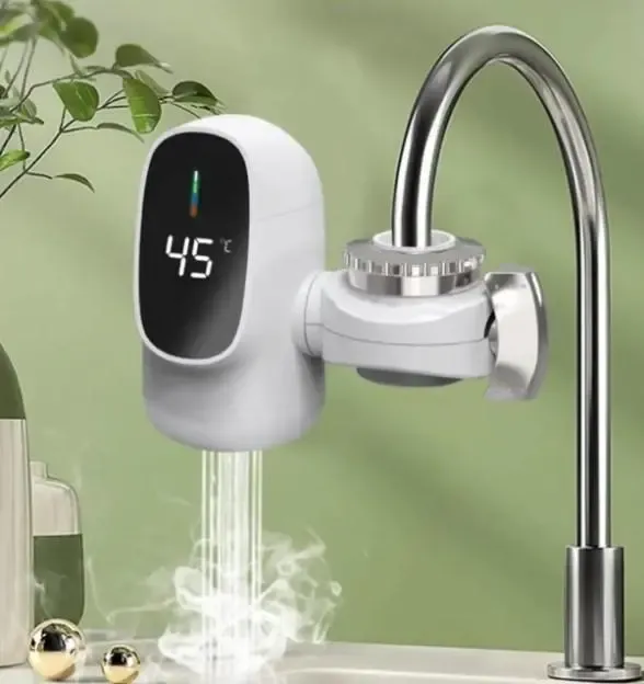 Водонагрівач проточний насадка на кран для кухні Water Heater ZSW-D03 c LCD дисплеєм 3 кВт