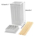 Пристрій для швидкого нанизування шашлику brochette express | шпажки для шашлику