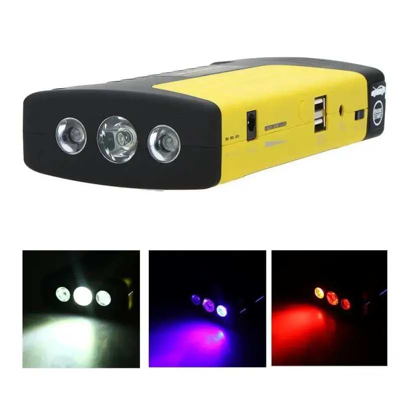 Пусковий автомобільний пристрій для акумулятора JUMP Starter Power Bank 50800 mAh