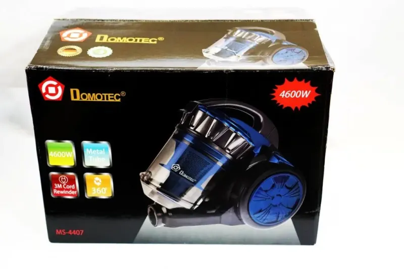 Пилосос Domotec MS-4407 колбовий з регулятором потужності та турбощіткою 3.5L - 4600 W