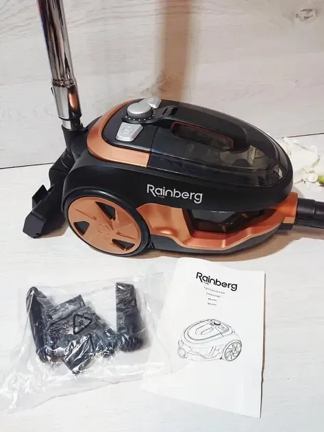 Пилосос Rainberg RB-659G колбовий з регулятором потужності HEPA фільтр 4L - 4200 W