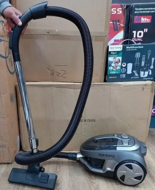 Пилосос Rainberg RB-659S колбовий з регулятором потужності HEPA фільтр 4L - 4200 W