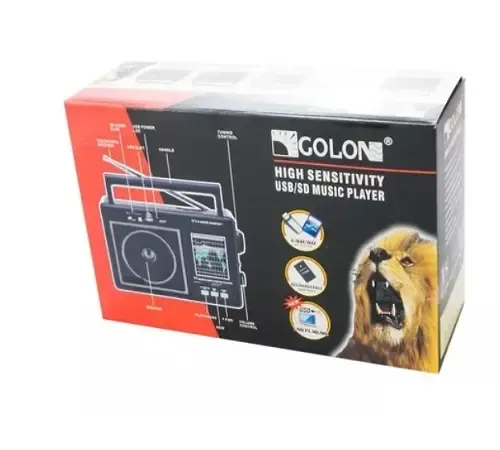 Радіоприймач Golon RX-99UAR (чорний)