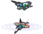 Радіокерований літак S98, винищувач, акробатика на 360°, гіроскоп, протиударний, світлодіодні ліхтарі